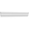 Ekena Millwork 124" Bottom Width x 128 5/8" Top Width x 12 7/8"H x 1 1/4"P Stannis Crosshead CRH13X124ST - alternate 2